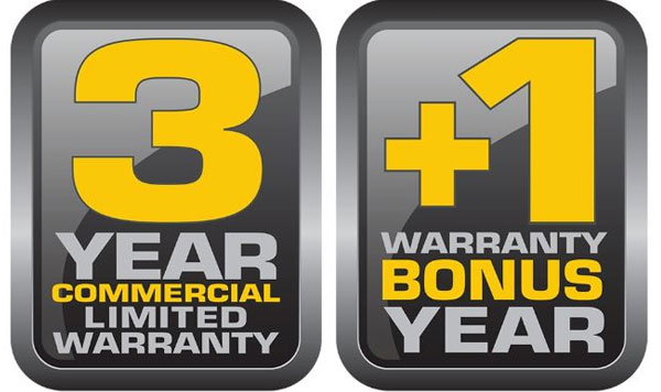 Vanguard warranty 3 + 1 bonus year