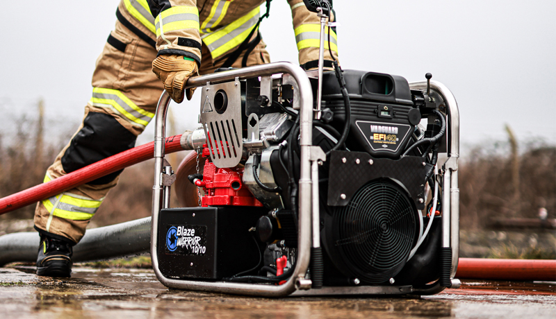 Godiva fire pump Blaze warrior powered by Vanguard engine