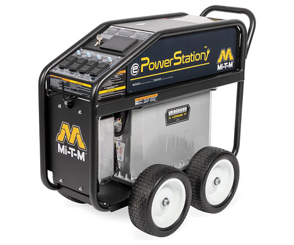 A battery-powered generator by Mi-T-M Corporation
