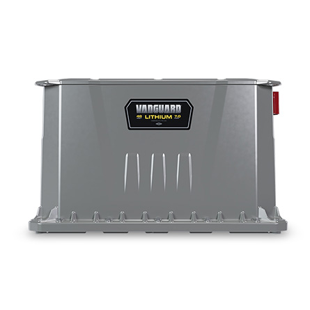 Vanguard's 48V 7kWh* Commercial Battery Pack With Diecast Aluminum Casing