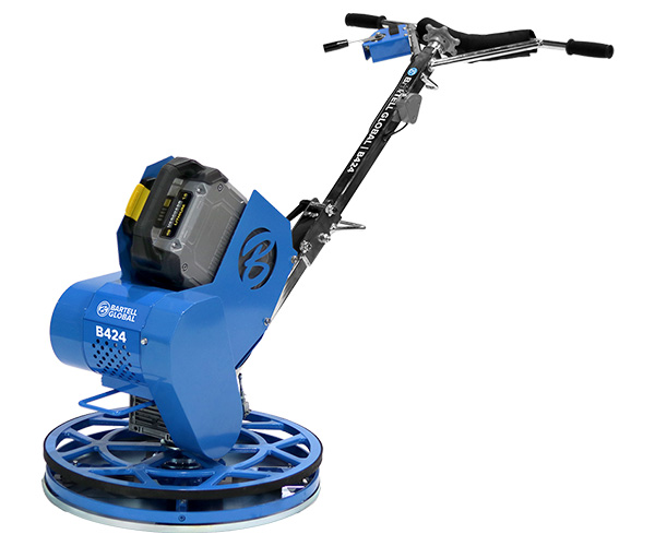 A battery-powered power trowel made by Bartell Global