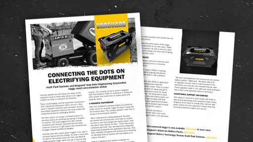 Two pages from the Allen Engineering Corporation case study on a black background.