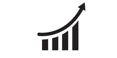 Iconography showing increased productivity for lithium-ion batteries