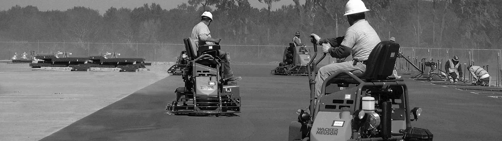 Construction equipment powered by a Vanguard commercial engine.