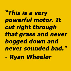 Quote- We have a fully integrated solution down to our motor controller. - Dave Schulenberg