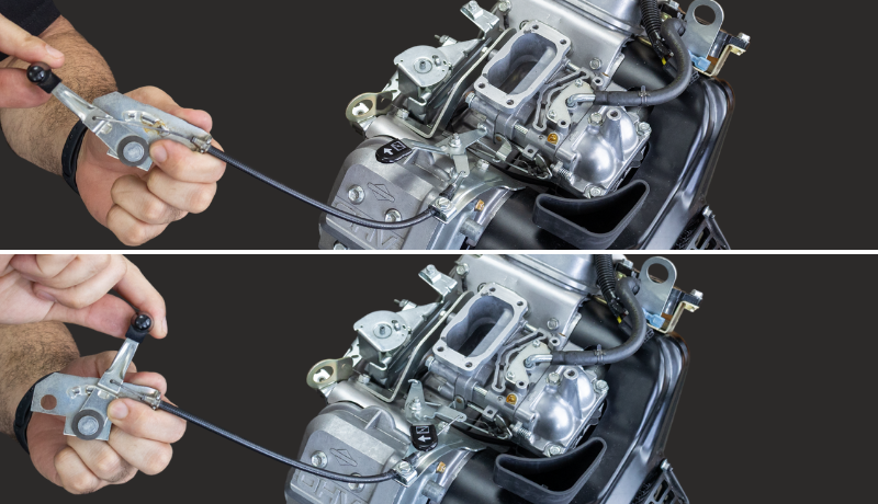 How do I adjust the carburetor?