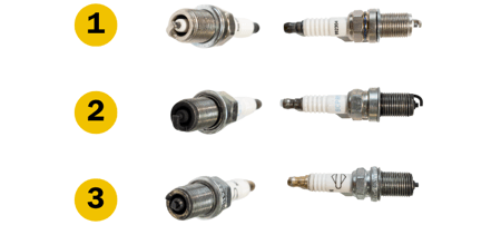 Spark plug comparison