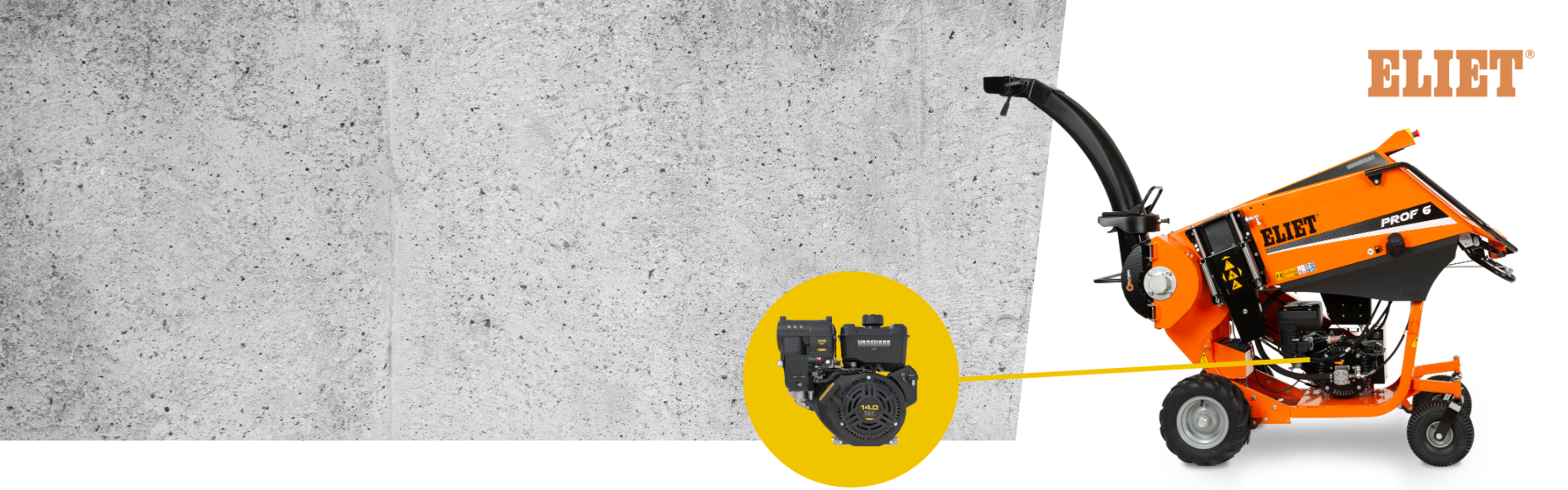Eliet Prof 6 powered by Vanguard engine case study LP header