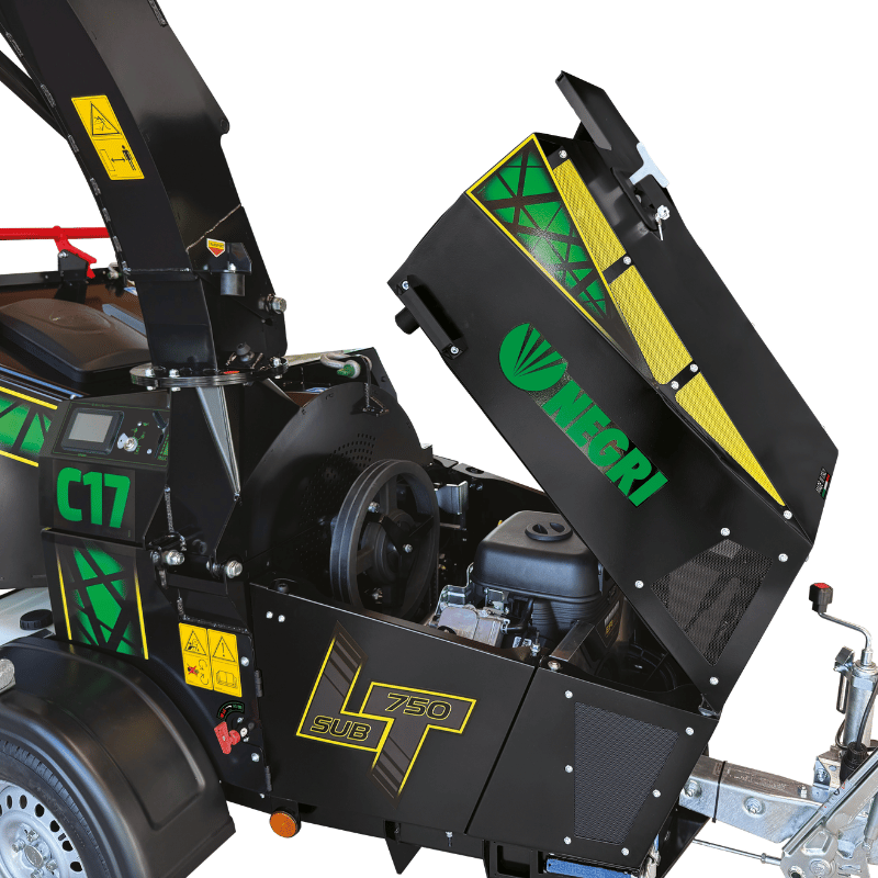 Vanguard Big Block engine powering Negri wood chipper