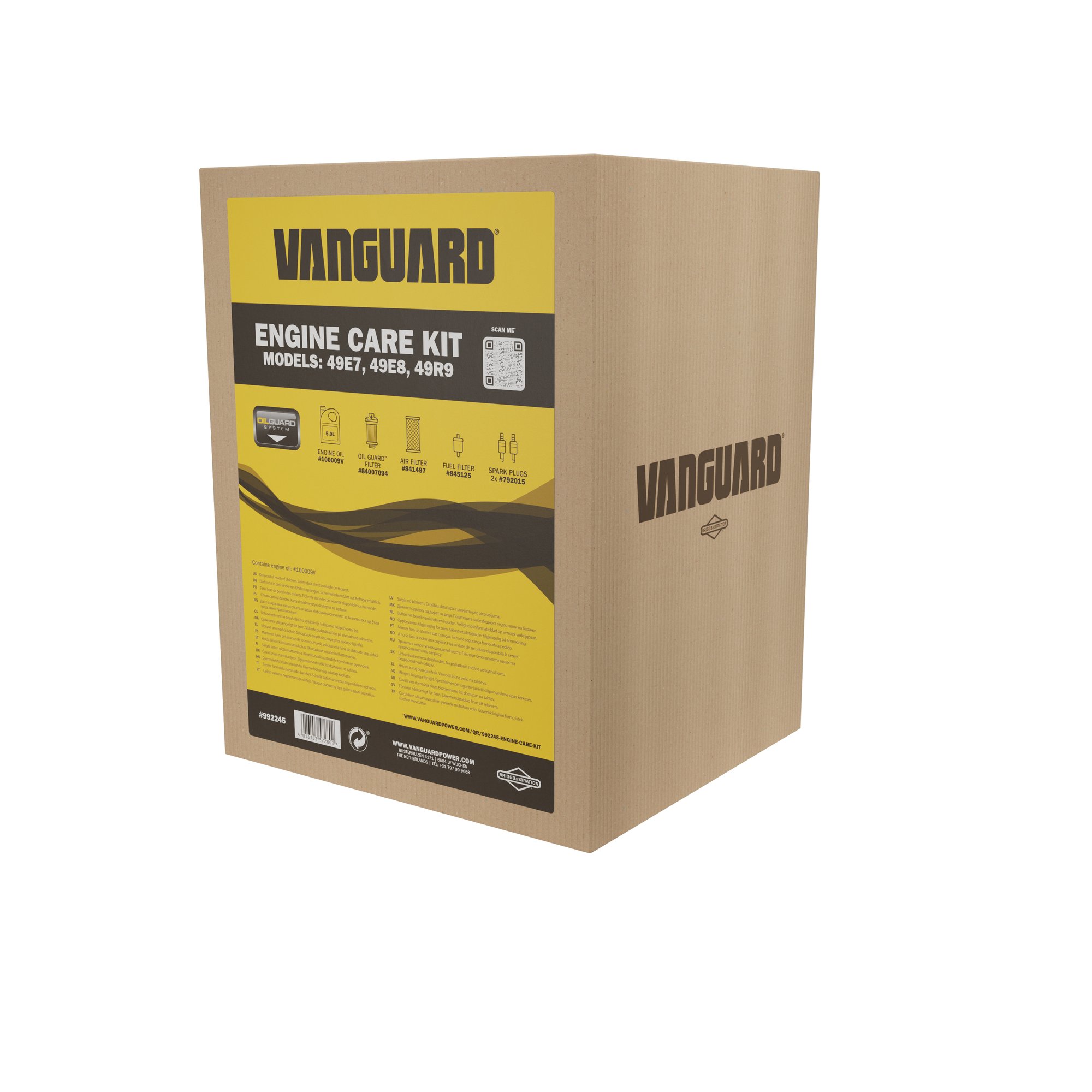 992245 Vanguard Engine Care Kit Label