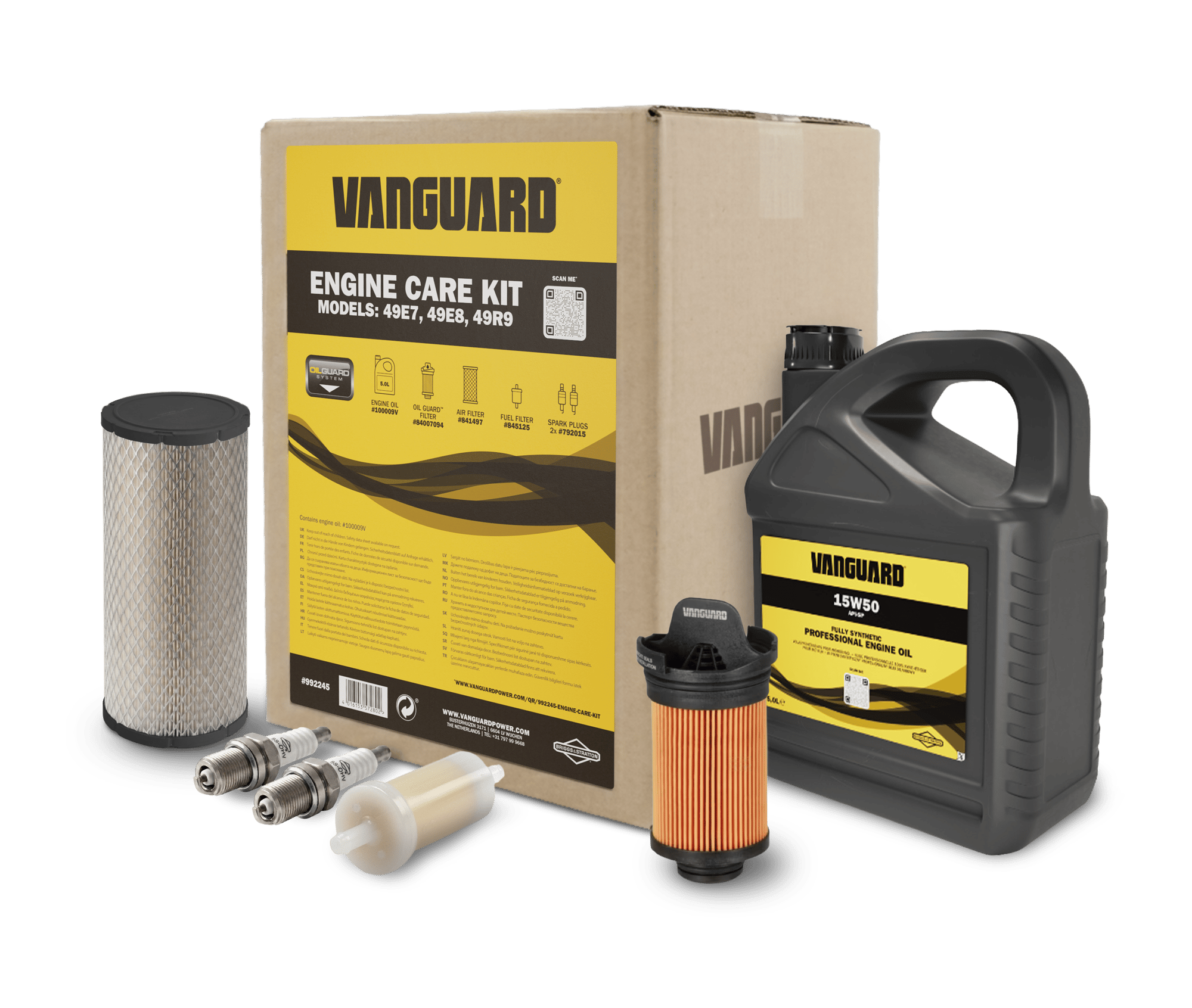 992245 Vanguard Engine Care Kit Label