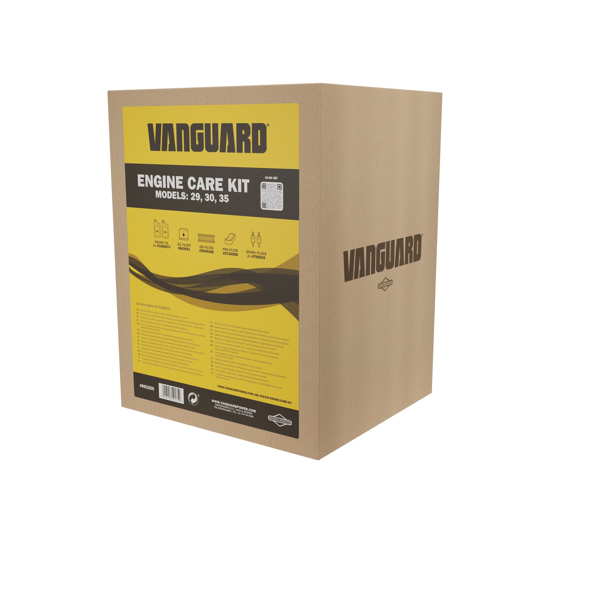 992255 Vanguard Engine Care Kit Label