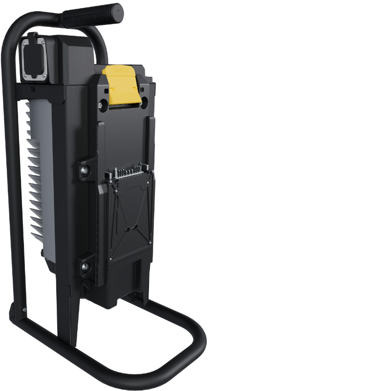 Vanguard-1425W-charger-swappable-battery-overview