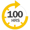100 hours icon
