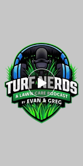 Video thumbnail showing the logo of Turf Nerds - A Lawn Care Podcast by Evan and Craig.