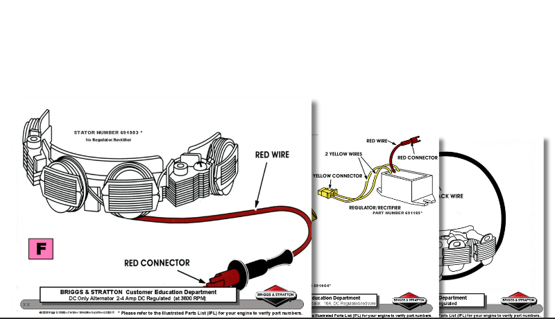 Vanguard Briggs & Stratton Engine Alternator Specifications