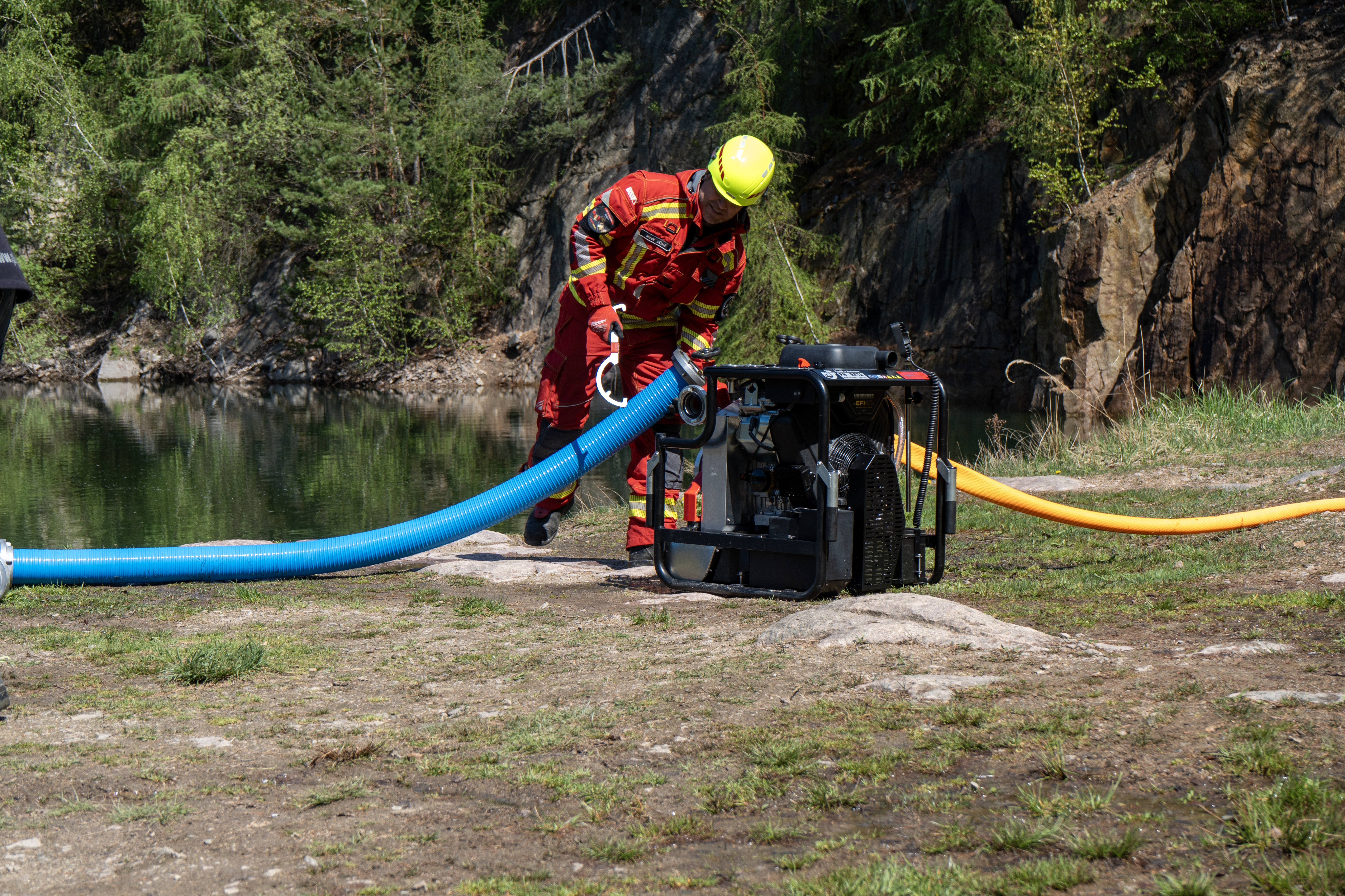 Pavlis fire pump in action