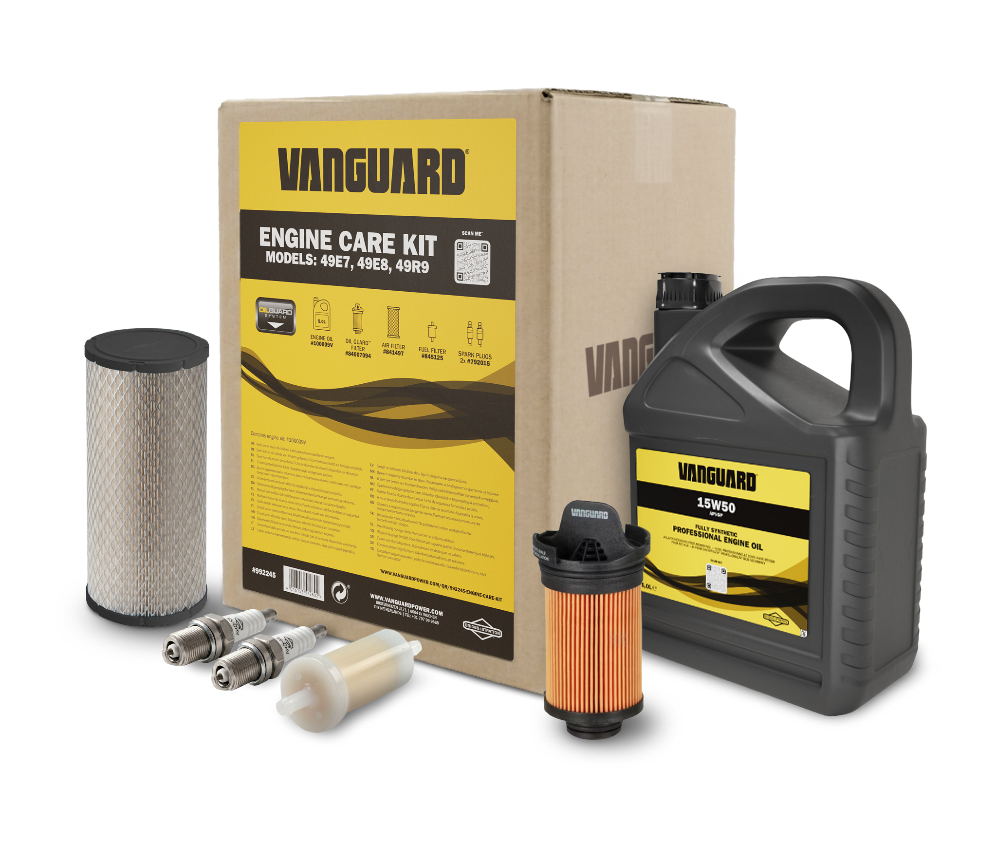 992245 Vanguard Engine Care Kit Label
