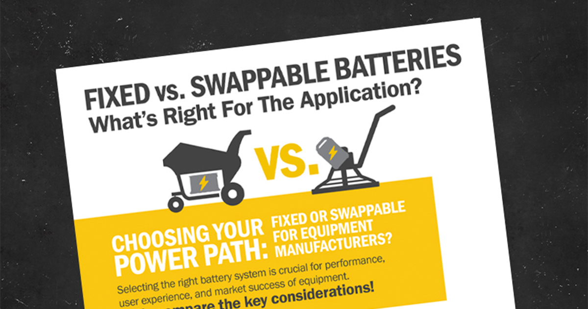 Fixed vs. Swappable: Choosing the Right Battery Path for Your Equipment